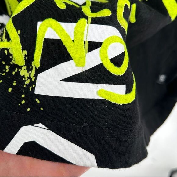 Hustle Gang "Born For This 2003" Black Neon Yellow T Shirt 2X - Picture 8 of 8